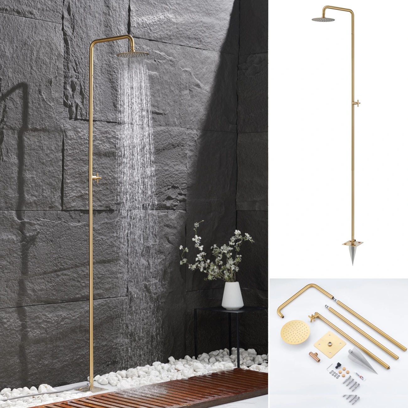 Outdoor showers